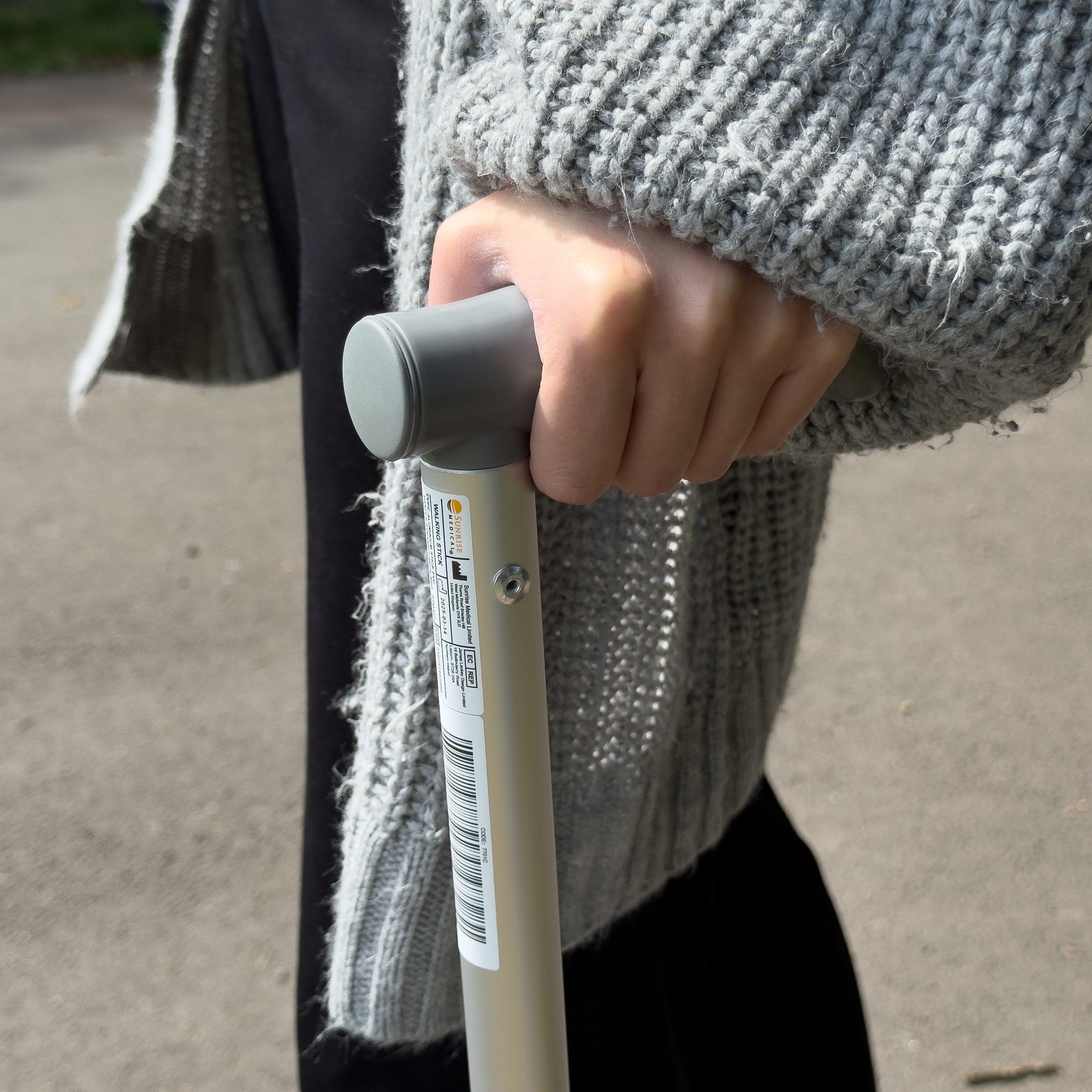 Aluminium Walking Stick – Height Adjustable