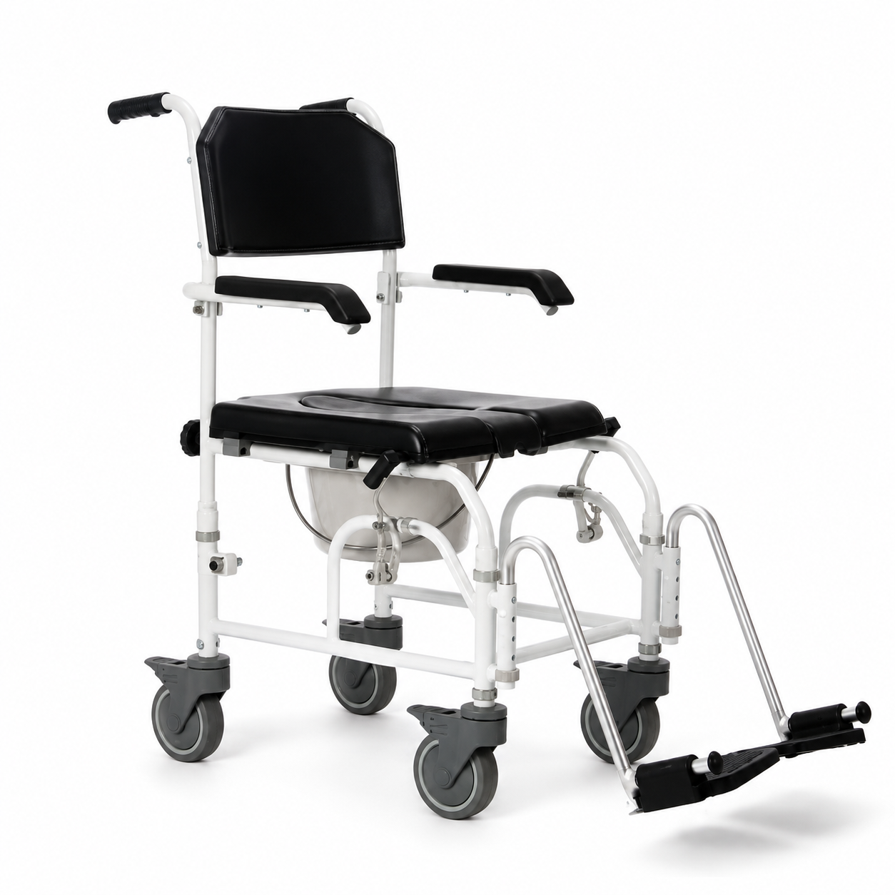 Attendant Propelled Shower Commode Chair