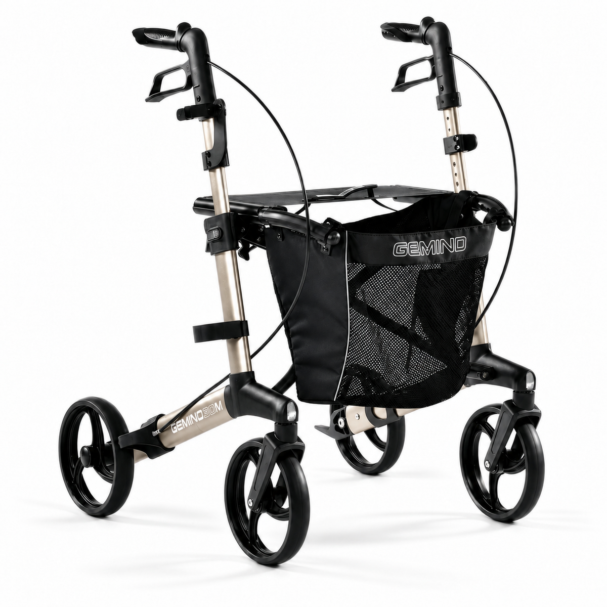 Gemino 30 rollator in champagne