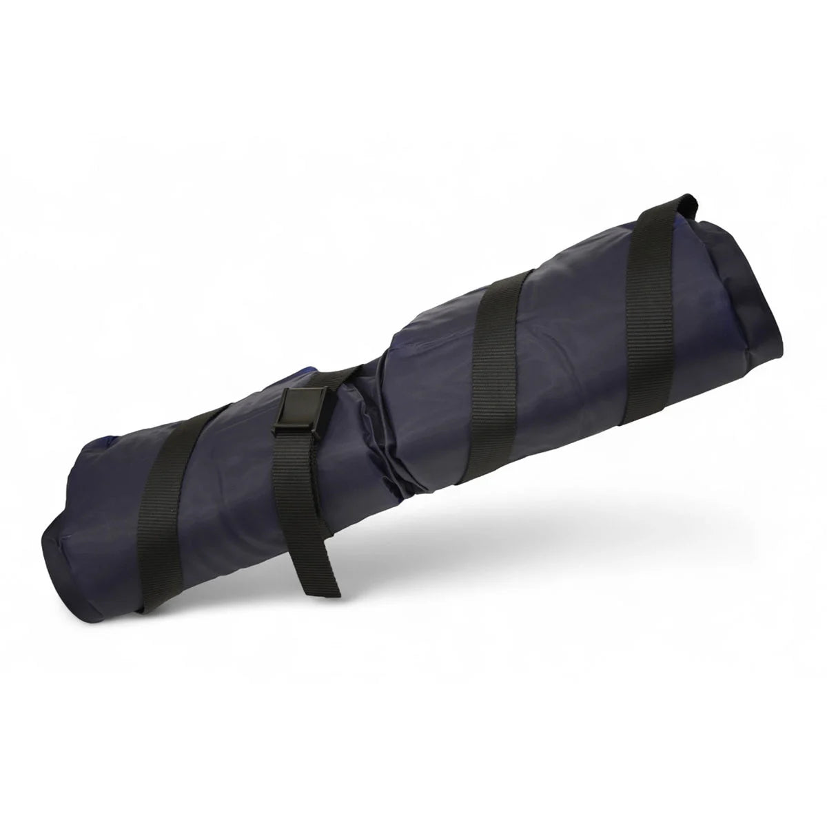 JAY EquaZone Air wheelchair cushion deflated and rolled up compactly.