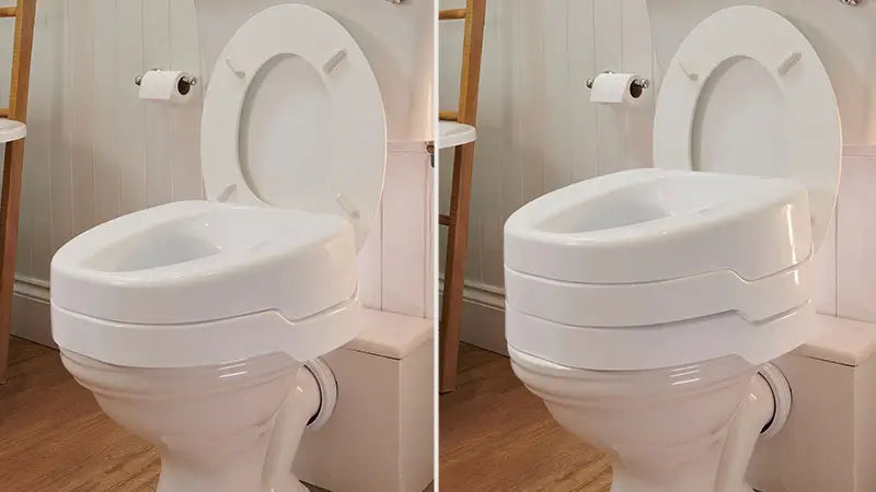 Ezy Fit Raised Toilet Seat Adjustment.
