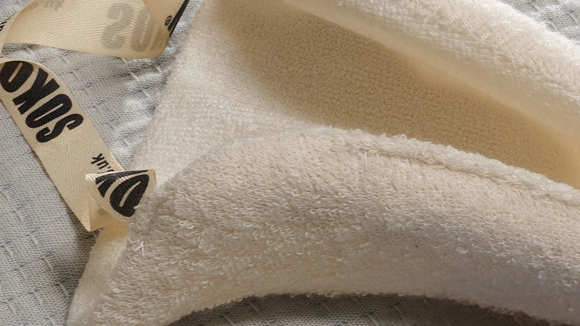 Close up of a sock aid