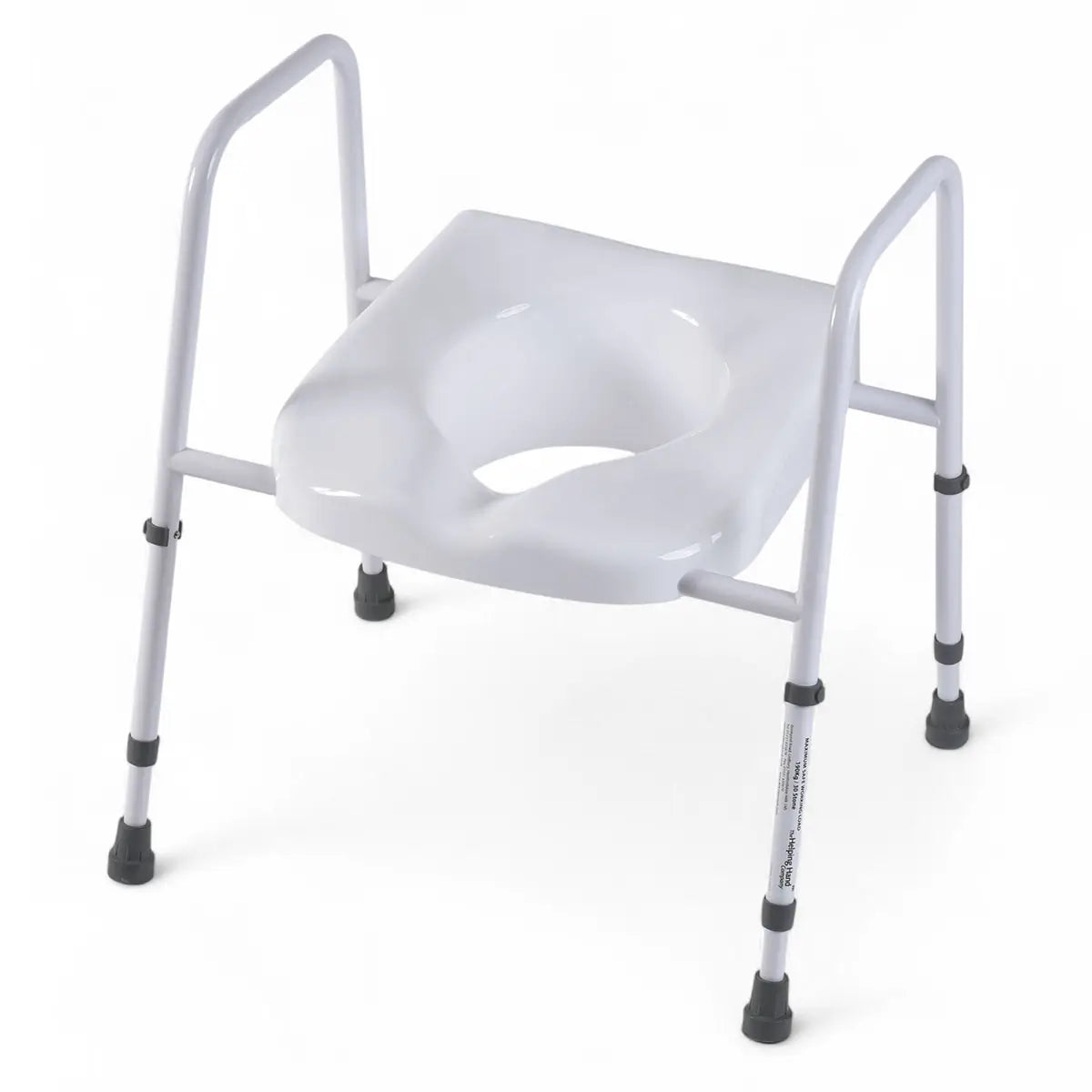 Height Adjustable Toilet Frame With Seat
