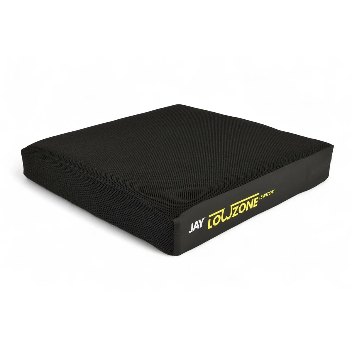 JAY LowZone Switch+ wheelchair cushion.