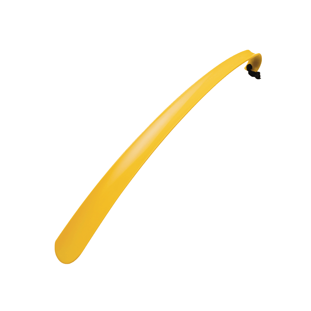 A yellow shoe horn