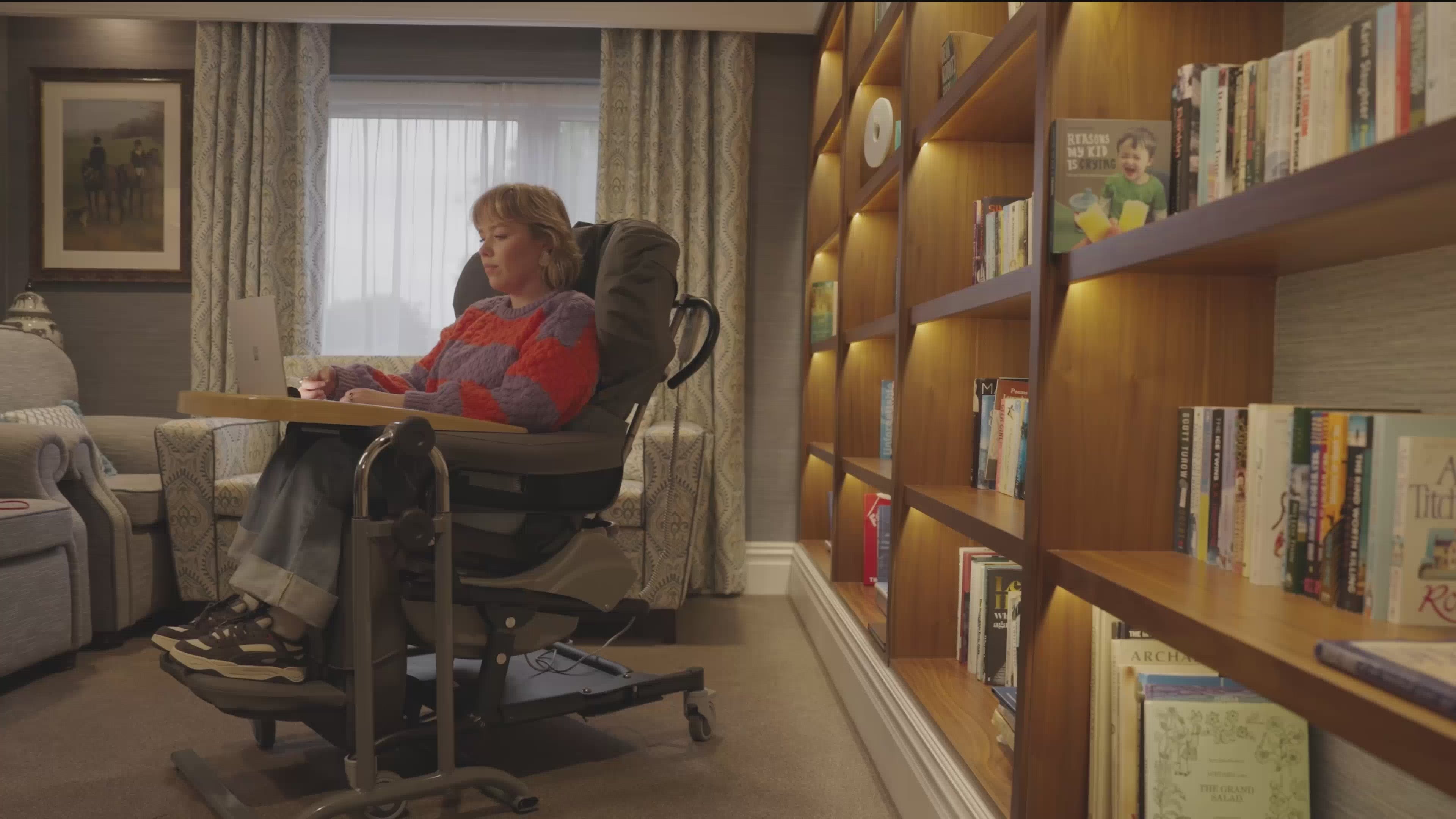 Load video: Helping Hand Range video showcasing grabbers, dressing aids and postural care systems.
