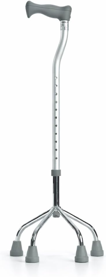 Aluminium Quad Cane – 4-Point Walking Stick