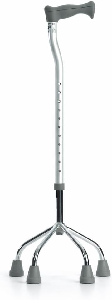 Aluminium Quad Cane – 4-Point Walking Stick
