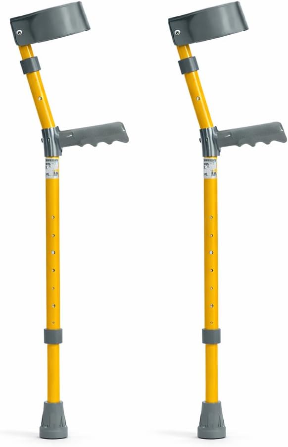 Children's Elbow Crutches – Adjustable Lightweight Pair