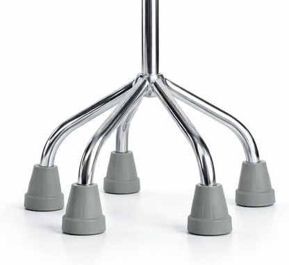 Aluminium Quad Cane – 4-Point Walking Stick
