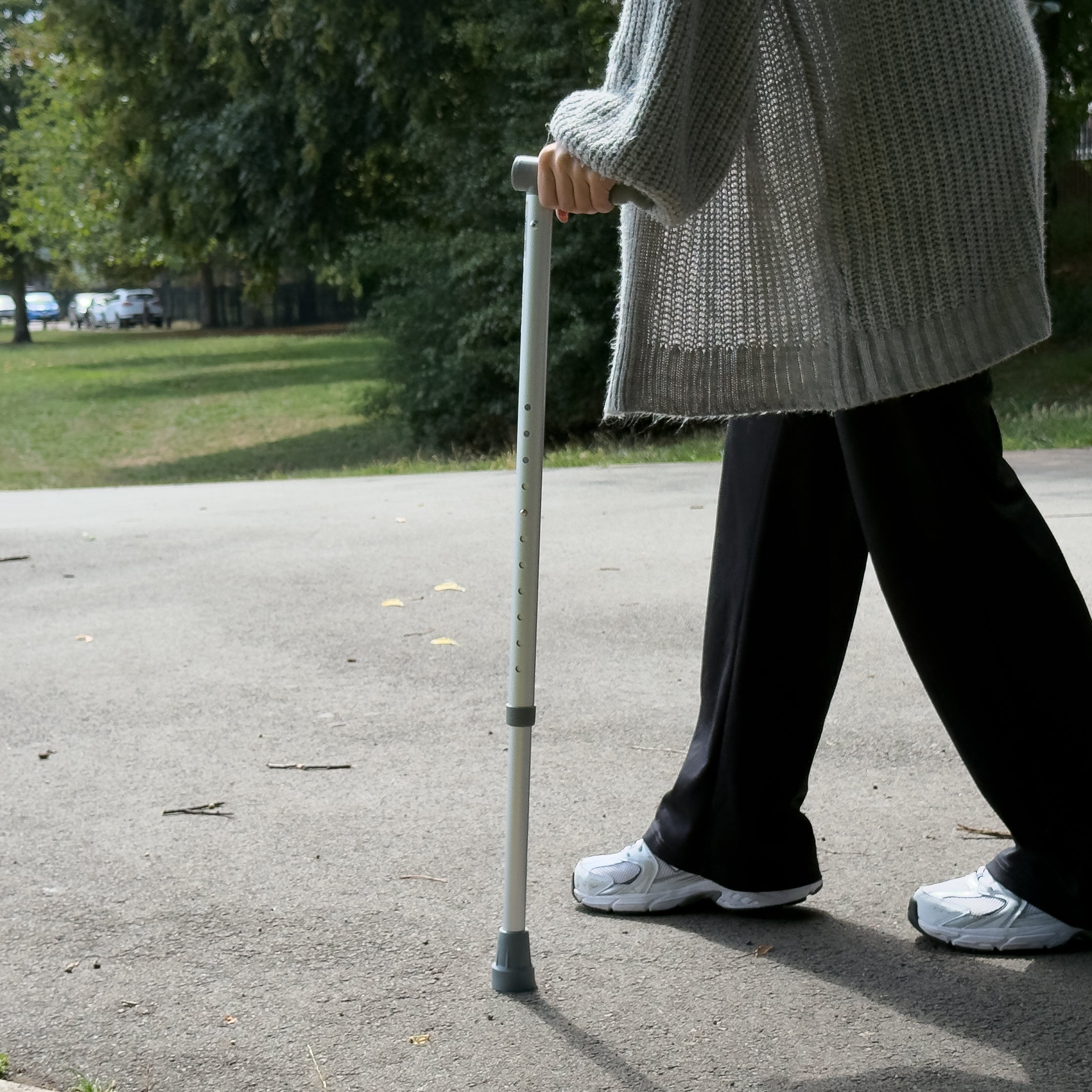 Aluminium Walking Stick – Height Adjustable