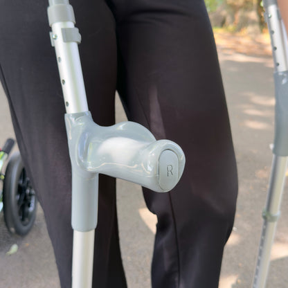 Double Adjustable Crutches – Ergonomic Handle