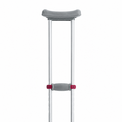 Red Dot Axilla Crutches - Adjustable Underarm Crutches