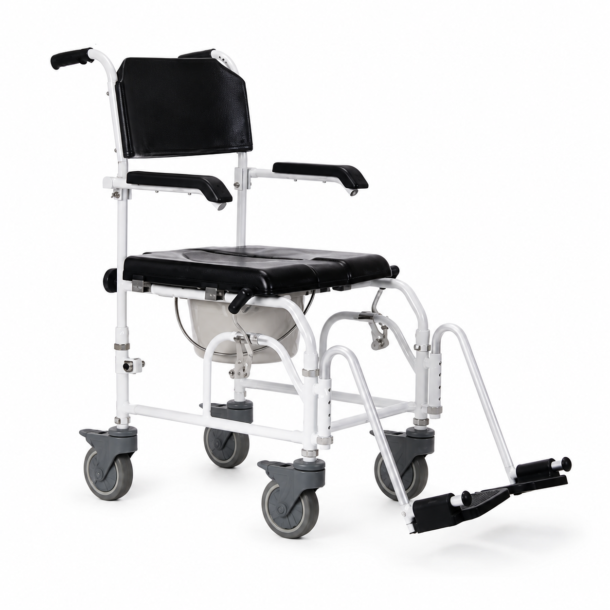 Attendant Propelled Shower Commode Chair