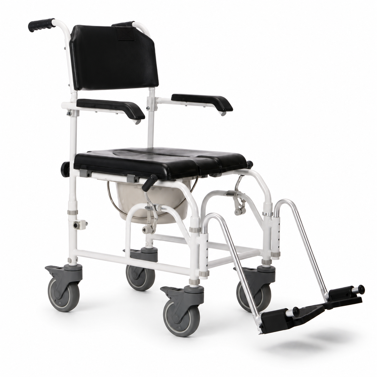 Attendant Propelled Shower Commode Chair