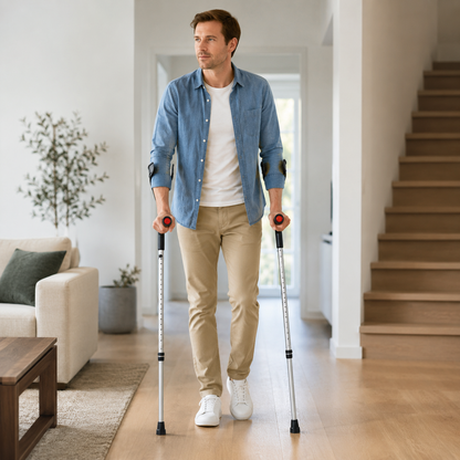 Adjustable Open Cuff Coloured Crutch