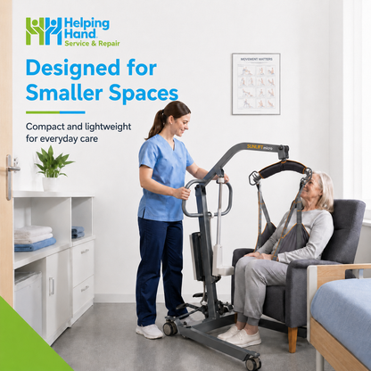 Micro Mobile Hoist | 130kg Patient Lift for Home Care Transfers Aid