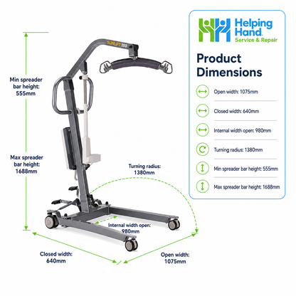 Major Mobile Hoist | 175kg High Capacity Patient Lift