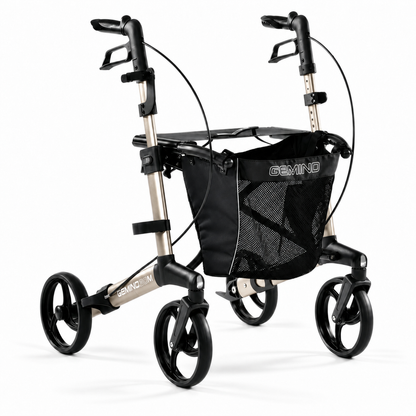 Gemino 30 rollator in champagne