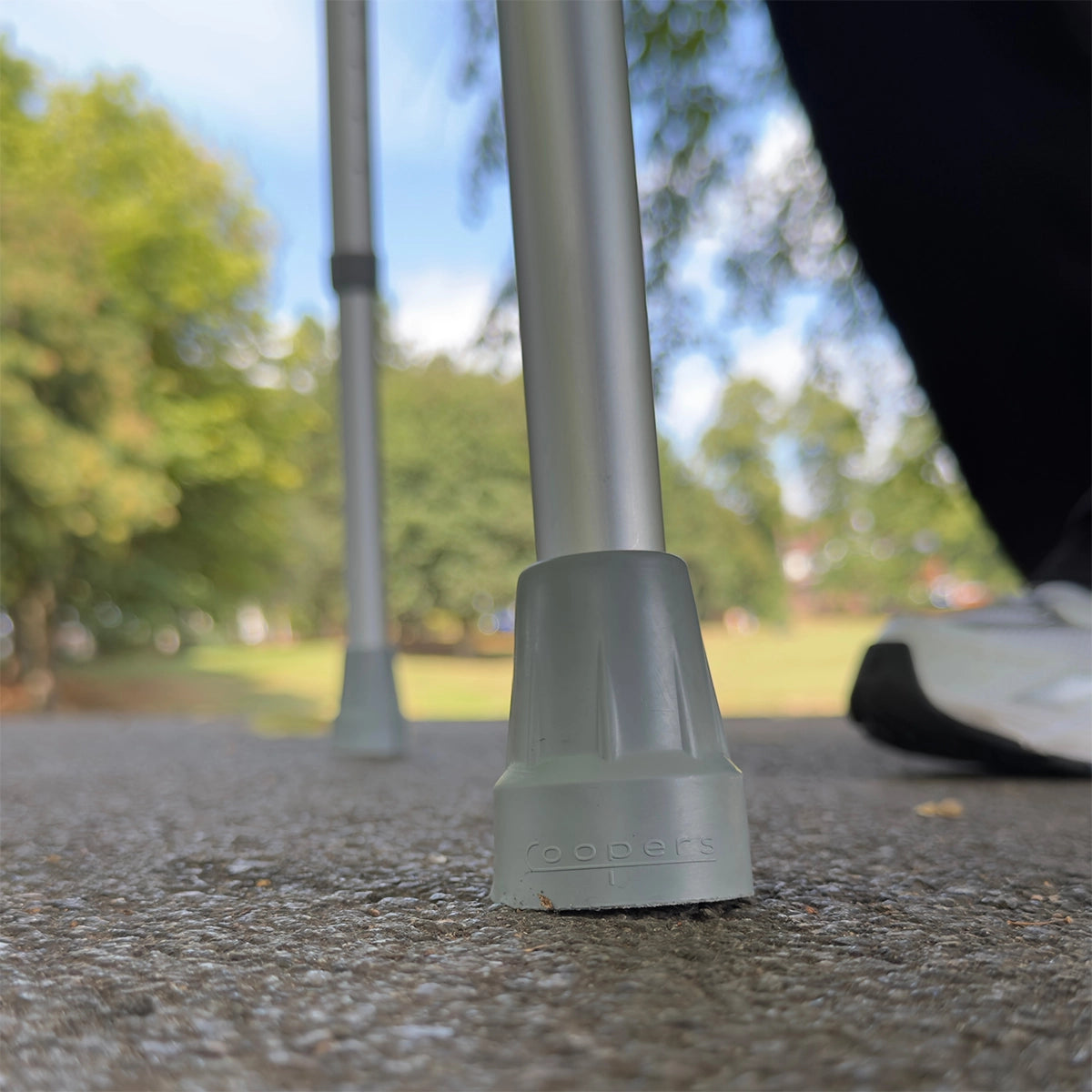 Soft Touch (PVC Handle) Elbow Crutch - Double adjustable