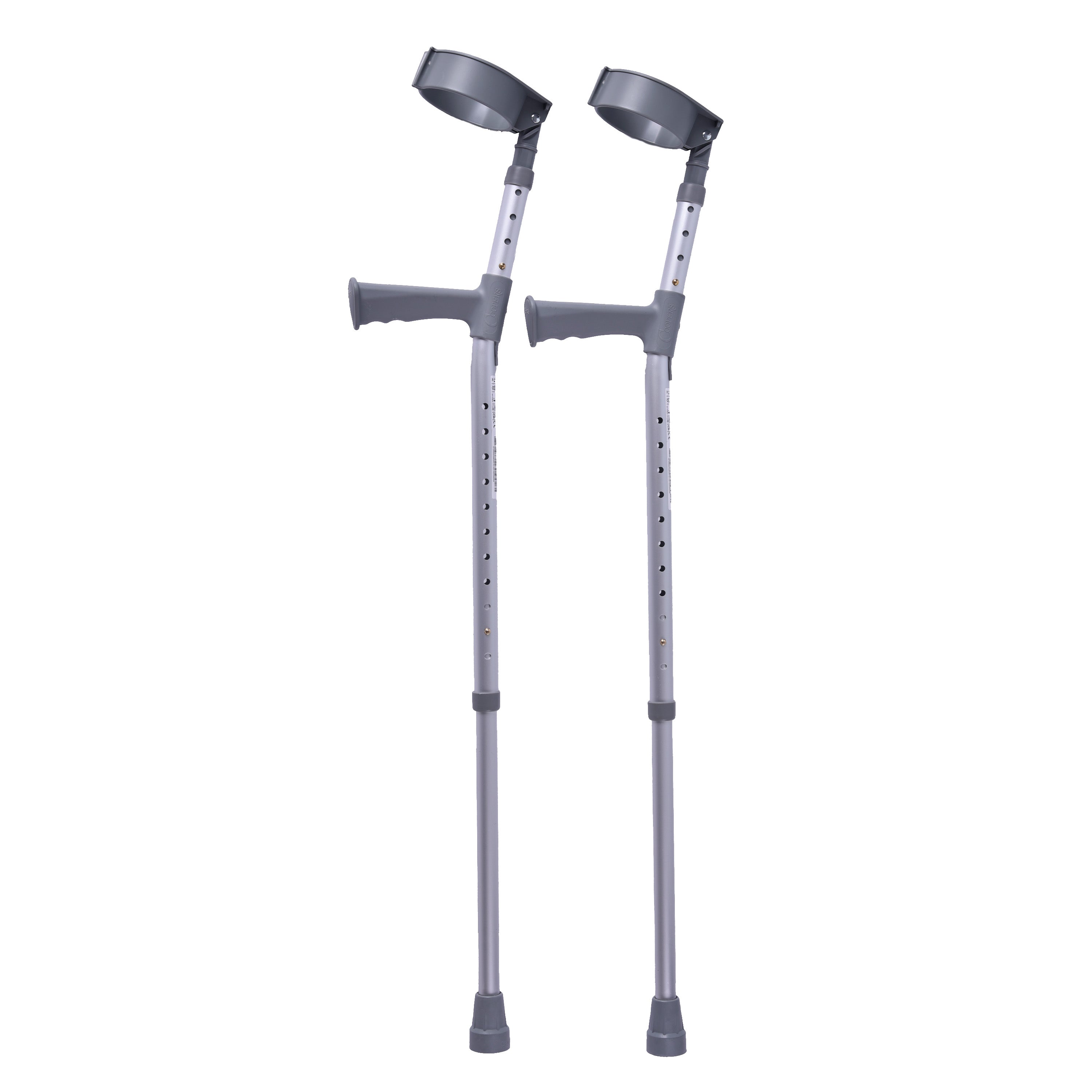 Double Adjustable Crutches – Lightweight Forearm