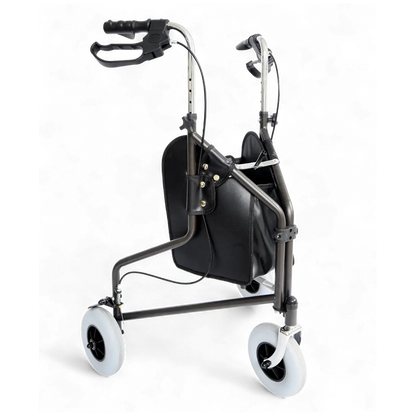 Three Wheeled Folding Rollator