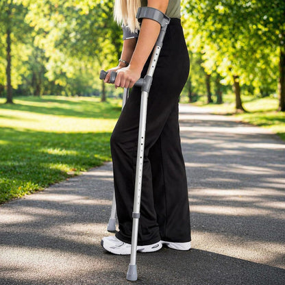 Adjustable Elbow Crutch – Soft PVC Handle