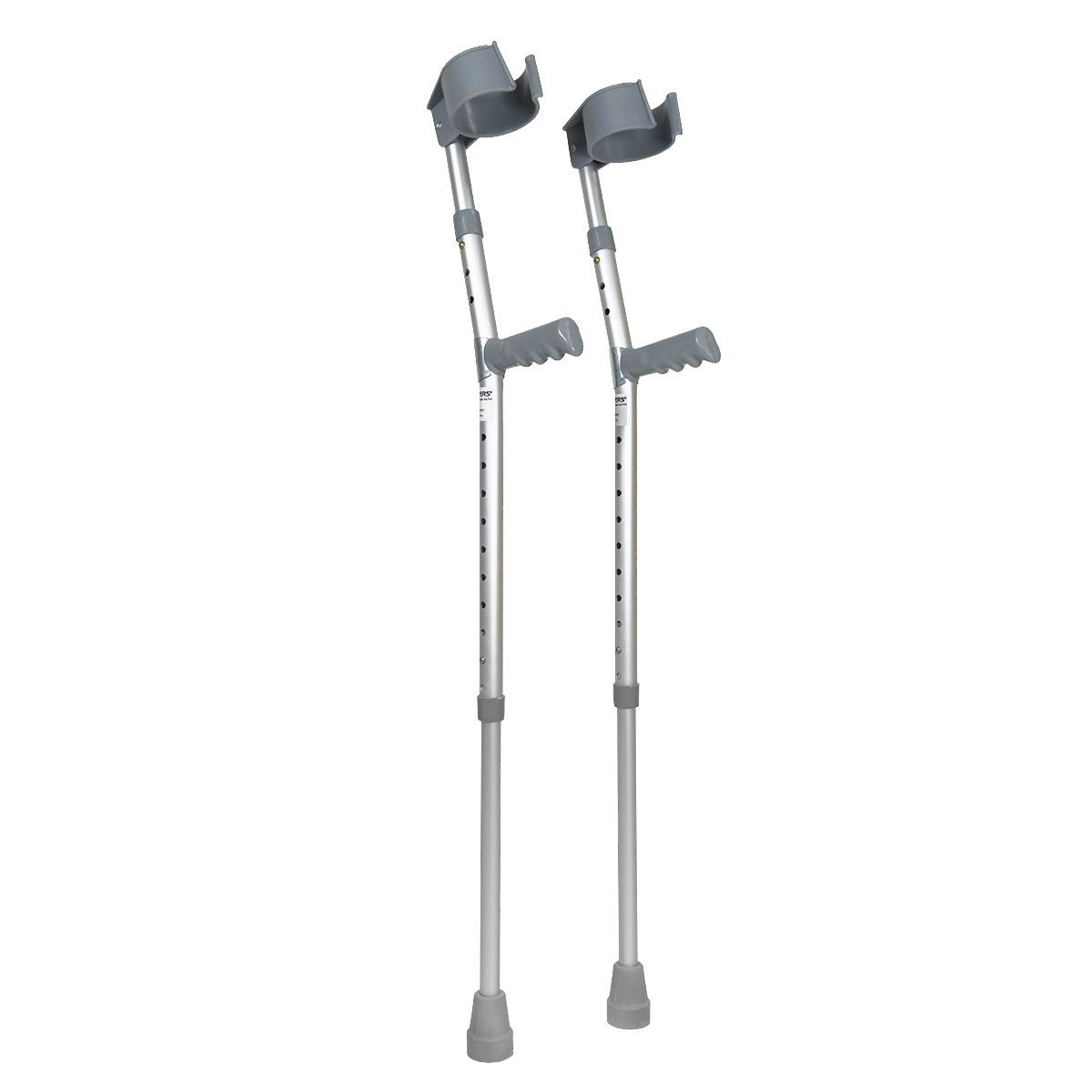 Soft Touch (PVC Handle) Elbow Crutch - Double adjustable